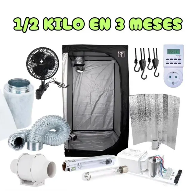 El kit de cultivo más completo que vas a encontrar, incluye ;
Armario Cultibox Light 120x120x200
Reflector Estuco
Bombilla Sodio Vanguard Horti-Max 600W
Balastro Abierto Hortilight 600W
Poleas con freno Pro-Grip hasta 5kg (2un)
Ventilador Clip Oscilante 22cm
Tubo Extracción Aluconnect VDL 102mm (5 metros)
Extractor TT 100mm (2 velocidades)
Filtro Antiolor Mountain Air 100
Temporizador Digital Corwall Electronics
Lo encontraréis tanto en tienda como en la web www.liligrow.es
(También disponible en + tamaños, consúltanos en el 603 014 125)
#grow #cultivo #growshop #españa
