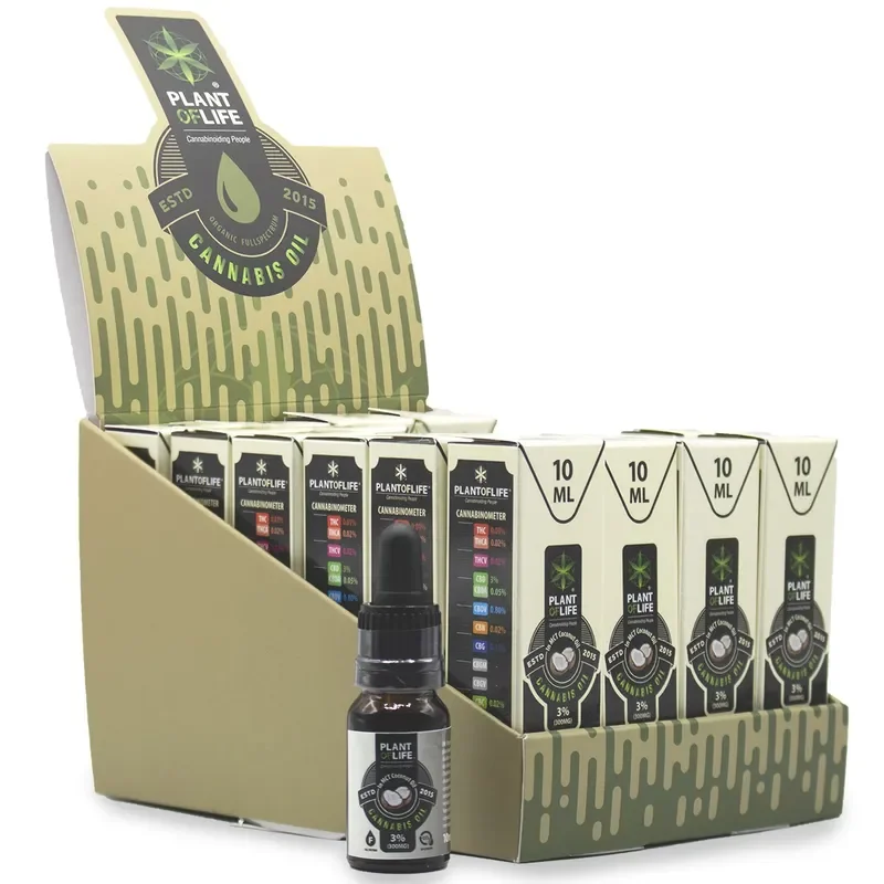 Aceite de Coco CBD 3% 10ml (plant of life) - Imagen 2