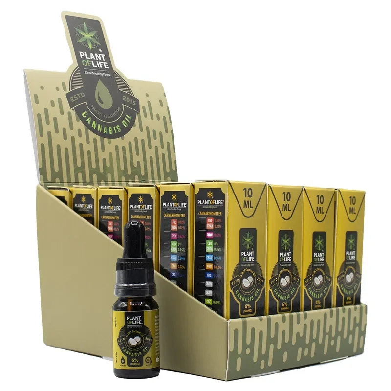 Aceite de Coco CBD 6% 10ml (plant of life) - Imagen 2