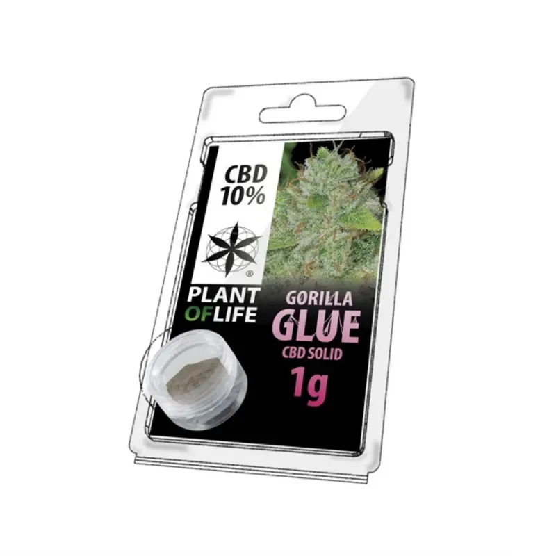 Liligrow - Solido 10% CBD Gorilla Glue 1g - solid 10 cbd gorilla glue 1