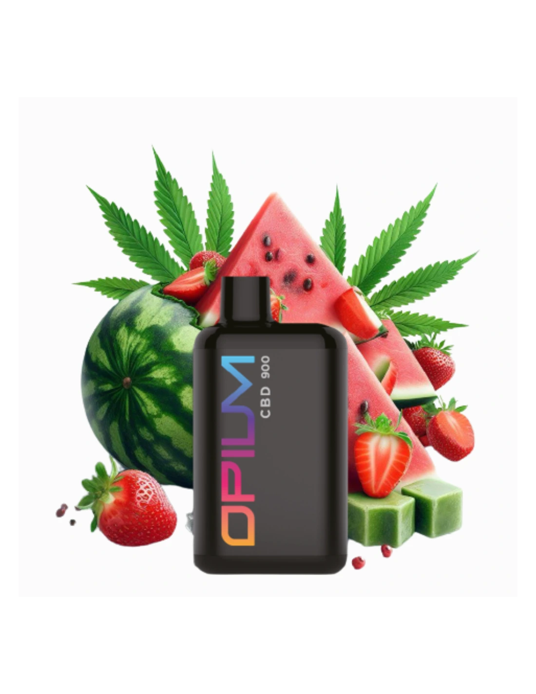Liligrow - Pod Desechable Strawberry Watermelon CBD Pocket 3ml by Opium - pod desechable strawberry watermelon cbd pocket 3ml by opium