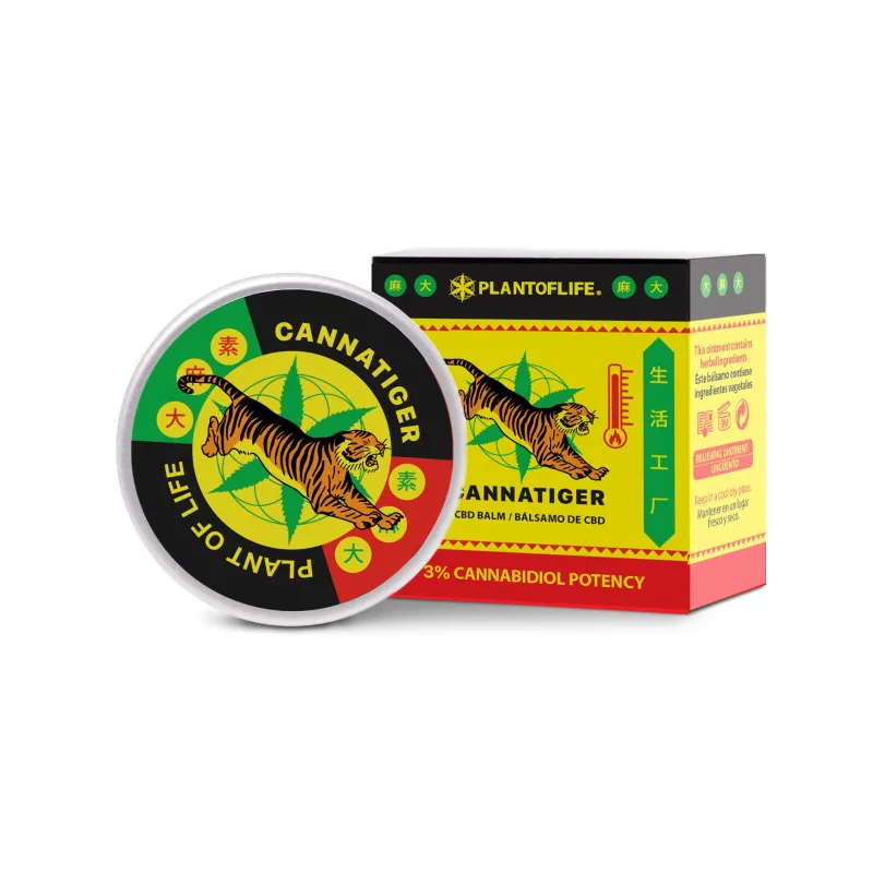 Liligrow - Bálsamo de Tigre Cannatiger CBD 3% (360mg) 12ml - cannatiger balm 3 360mg cbd 12ml plantoflife