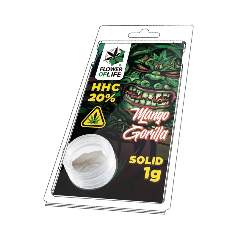 Liligrow - Solido 20% HHC Mango Gorilla 1G - solid 20 hhc mango gorilla 1g