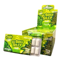 Chicle de Menta con Cannabis 17mg CBD Bubbly Billy Buds