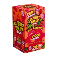 Lollipop Frambuesa Agria CBD Bubbly Billy Buds