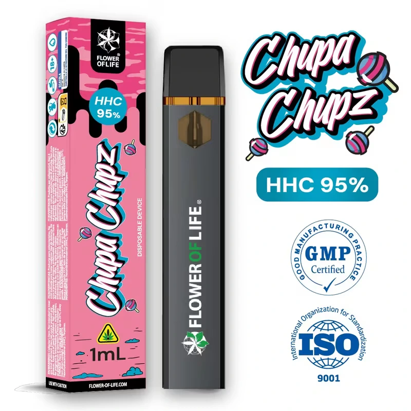 Liligrow - Vaporizador Desechable HHC 95% Chupa Chupz 1ml - disposable vaporizer hhc 95 chupa chupz 1mla