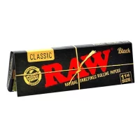 Papel Raw Black 1/4 Slim  (50 papeles)